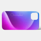 Titanium violet roestvrij staal Print iphone 15 Case-Mate iPhone Case (Achterkant (horizontaal))