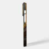Titanium Zilver en Goud Roestvrij staal Print Case-Mate iPhone Case (Achterkant / Links)