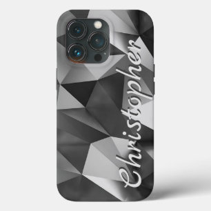 Titanium zilver glanzend roestvrij staal Metaal Case-Mate iPhone Case