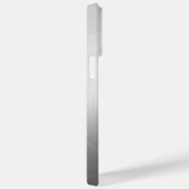 Titanium Zilver Roestvrij staal Print Case-Mate iPhone Case (Achterkant / Rechts)