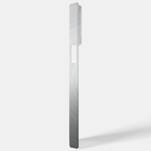 Titanium Zilver Roestvrij staal Print Case-Mate iPhone Case (Achterkant / Rechts)