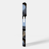 Titanium Zilver Roestvrij staal Print Case-Mate iPhone Case (Achterkant / Rechts)