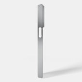 Titanium Zilver Roestvrij staal Print Case-Mate iPhone Case (Achterkant / Rechts)