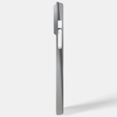 Titanium Zilver Roestvrij staal Print Case-Mate iPhone Case (Achterkant / Links)