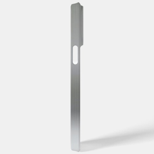 Titanium Zilver Roestvrij staal Print Case-Mate iPhone Case (Achterkant / Rechts)