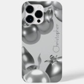 Titanium Zilver Roestvrij staal Print Case-Mate iPhone Case (Achterkant)