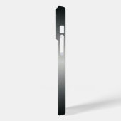 Titanium zilver roestvrij staal print Case-Mate iPhone case (Achterkant / Links)