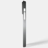 Titanium Zilver Roestvrij staal Print Case-Mate iPhone Case (Achterkant / Links)