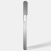 Titanium Zilver Roestvrij staal Print Case-Mate iPhone Case (Achterkant / Rechts)