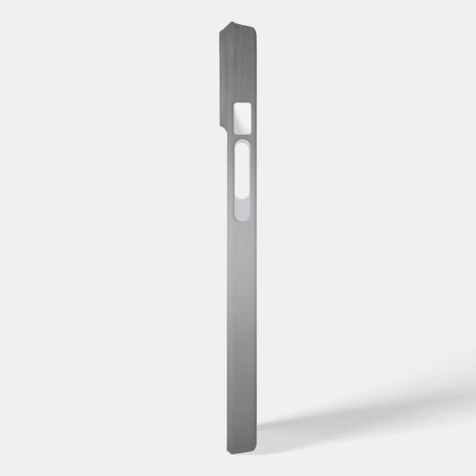 Titanium zilver roestvrij staal Print iphone 15 Case-Mate iPhone Case (Achterkant / Links)