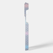 Titanium Zilver Roestvrij staal Print iPhone Hoesje (Linkerkant)