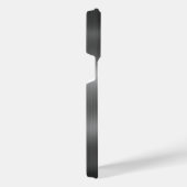 Titanium Zilver Roestvrij staal Print iPhone Hoesje (Rechterkant)