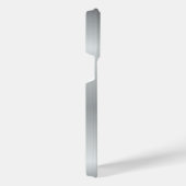 Titanium Zilver Roestvrij staal Print iPhone Hoesje (Rechterkant)