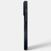 Titanium Zilveren blauw Roestvrij Staal Print Case-Mate iPhone Case (Achterkant / Links)