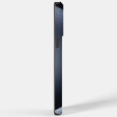 Titanium Zilveren blauw Roestvrij Staal Print Case-Mate iPhone Case (Achterkant / Rechts)