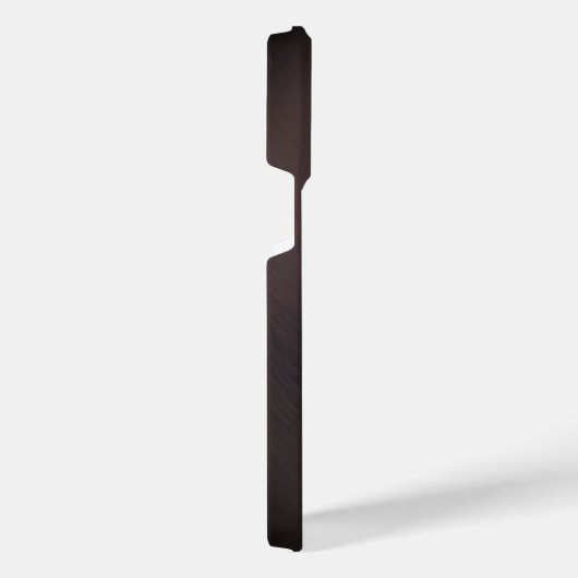 Titanium Zwart en brons Roestvrij staal Print iPhone Hoesje (Rechterkant)