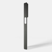Titanium zwart zilver roestvrij staal print Case-Mate iPhone case (Achterkant / Rechts)