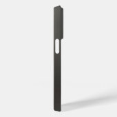 Titanium zwart zilver roestvrij staal print Case-Mate iPhone case (Achterkant / Rechts)