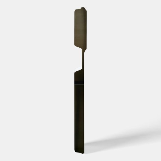 Titanium Zwart Zilver Roestvrij staal Print iPhone Hoesje (Rechterkant)