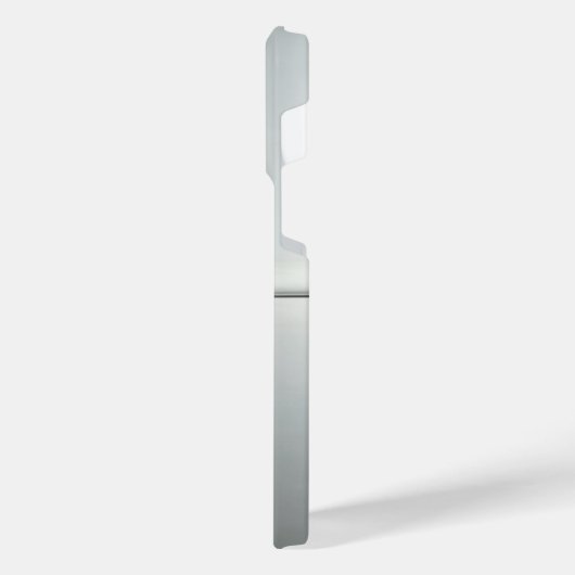 Titanium Zwart Zilver Roestvrij staal Print iPhone Hoesje (Linkerkant)