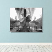 Titaniumschroeven Canvas Afdruk (Insitu (Houten vloer))