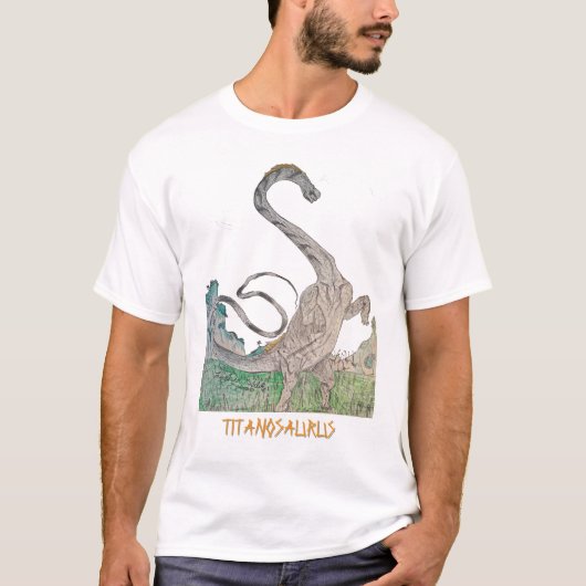 TITANOSAURUS-shirt T-shirt (Voorkant)