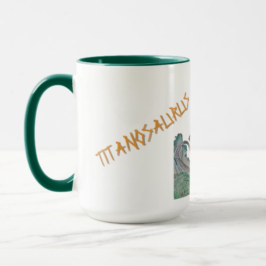 Titanosaurus The Titanic Lizard Mug Mok (Links)