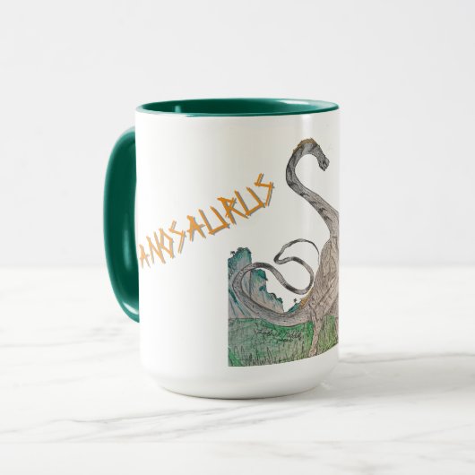 Titanosaurus The Titanic Lizard Mug Mok (Voorkant links)