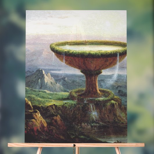 Titan's Goblet beroemd gemaakt door Thomas Cole Acryl Bord (Neutraal)