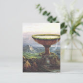 Titan's Goblet beroemd gemaakt door Thomas Cole Briefkaart (Staand voorkant)