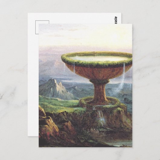 Titan's Goblet beroemd gemaakt door Thomas Cole Briefkaart (Voorkant / Achterkant)
