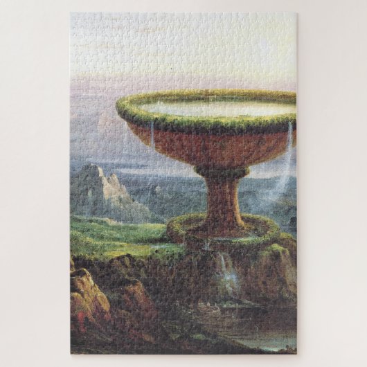 Titan's Goblet beroemd gemaakt door Thomas Cole Legpuzzel (Verticaal)
