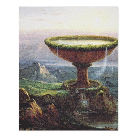 Titan's Goblet beroemd gemaakt door Thomas Cole Perfect Poster (Voorkant)