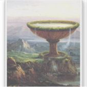 Titan's Goblet beroemd gemaakt door Thomas Cole Sticker (Voorkant)