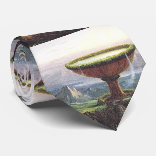 Titan's Goblet beroemd gemaakt door Thomas Cole Stropdas (Opgerold)