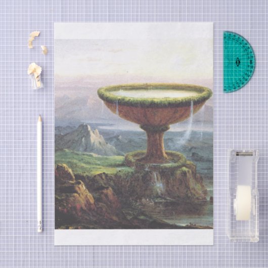 Titan's Goblet beroemd gemaakt door Thomas Cole Tissuepapier (Craft)