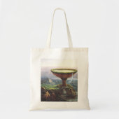 Titan's Goblet beroemd gemaakt door Thomas Cole Tote Bag (Voorkant)