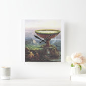 Titan's Goblet beroemd gemaakt door Thomas Cole Vierkante Klok (Huis)