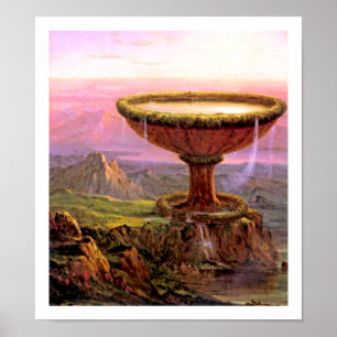 Titan's Goblet van Thomas Cole Poster
