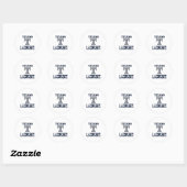 Titans Lacrosse Ronde Sticker (Vel)
