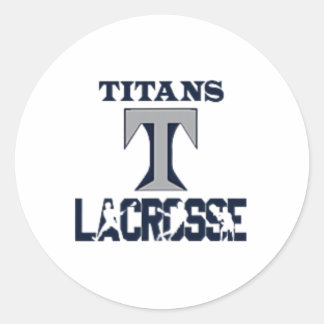 Titans Lacrosse Ronde Sticker