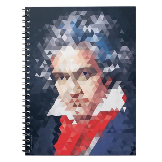 Titans of Music: Beethoven Notitieboek (Low poly) (Voorkant)