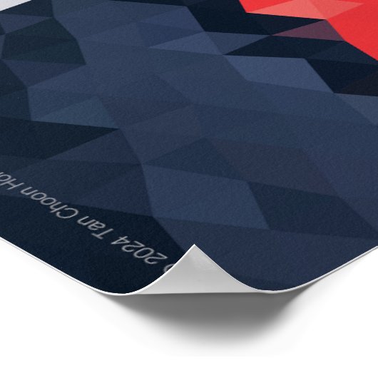 Titans of Music: Beethoven Poster (Low poly) (Hoek)