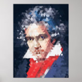Titans of Music: Beethoven Poster (Low poly) (Voorkant)