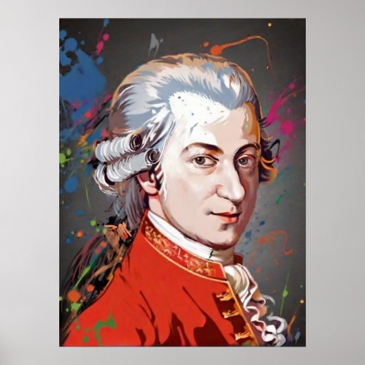 Titans of Music: Mozart Poster (Voorkant)