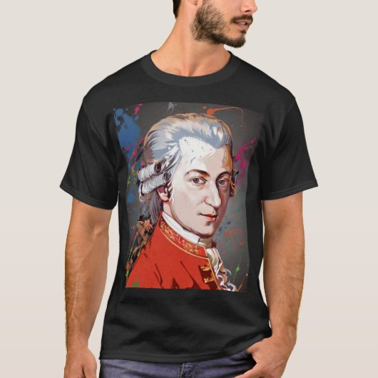 Titans of Music: Mozart T-shirt (Voorkant)