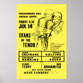 Titans of Tenor in het Lincoln Center Poster