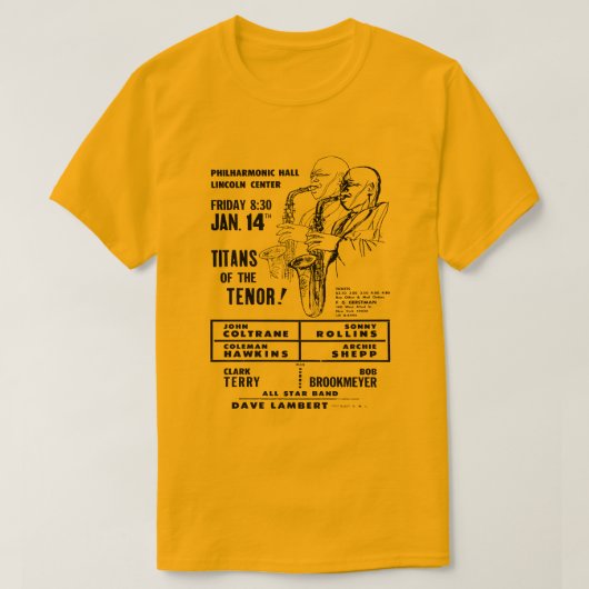 Titans of Tenor in het Lincoln Center T-shirt (Design voorkant)