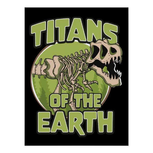 Titans of the Earth logo Perfect Poster (Voorkant)