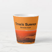 Titan's Surface Latte Mok (Voorkant)
